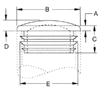AIS 68&nbsp;PLASTIC END CAP